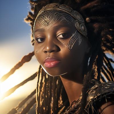 1 1693917754073 Flue Keeso Extreme Close Up Of A Black Lightskinned Basotho War 98f980bd 6a78 4672 Ad00 49ddf8d38ff8 Ins Min