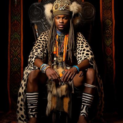 Flue Keeso Ancient Young Xhosa Warrior Sitting On His Throne In 6502e8e2 Ec90 4fe5 925f F72bc453647c Ins Min