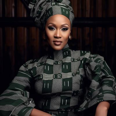 Flue Keeso Tswana Queen Sitting On Her Thrown Dressed In Coutur 2f15ff4c 695a 4369 A9fc 0986f12106c6