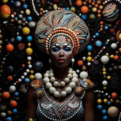 Flue Keeso A Zulu Queen Floating In A Whimsical World Surrounde 9cb61ab6 9fba 46e1 8049 80bdc94bbe58