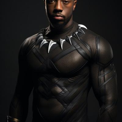 Flue Keeso Black Man In A Black Panther Costume Without The Mas 4bc1bc63 Dd7d 4cba A2f0 7713e57f5943